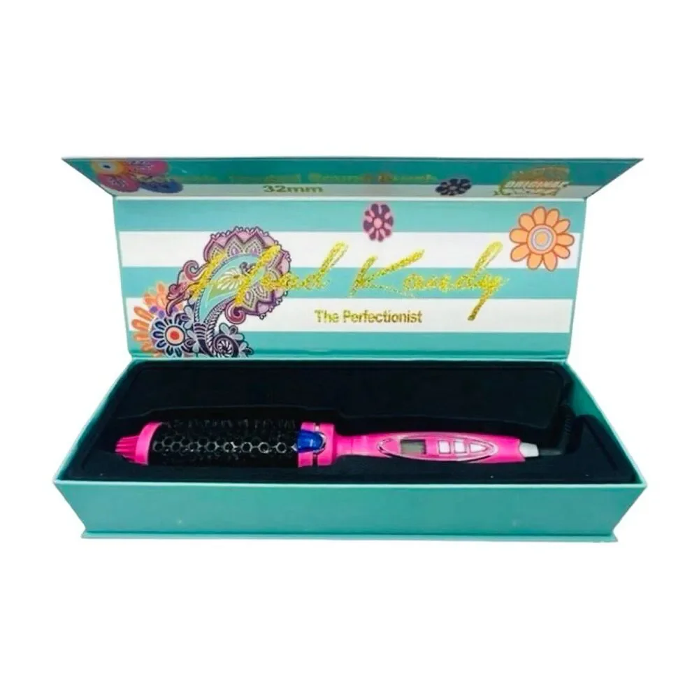 Head Kandy Perfectionist 32mm (1.25”) Heated Round Thermal Brush Styler - Pink